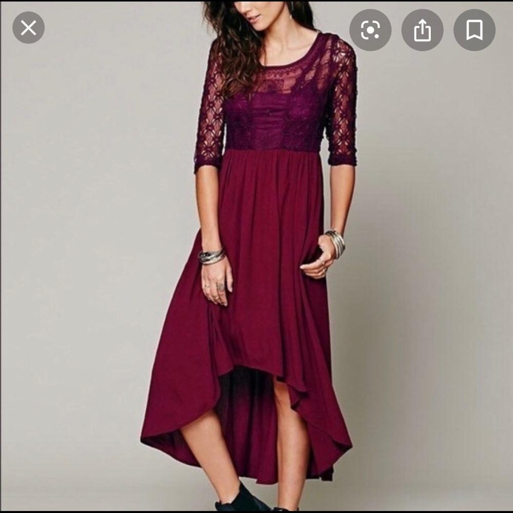 Free People hi low dress